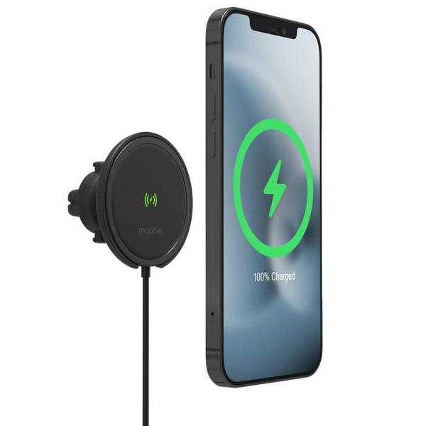 Mophie Snap+ Wireless Charging Vent Mount Black