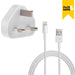 Apple 5W Adapter Plug & Lightning Charger Cable Bundle White
