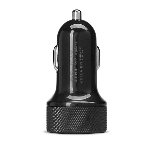Cellairis Dual USB Car Charger in Black