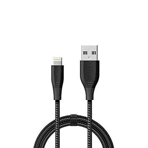 Cellairis Lightning to USB Data Cable MFI 3ft Nylon Black