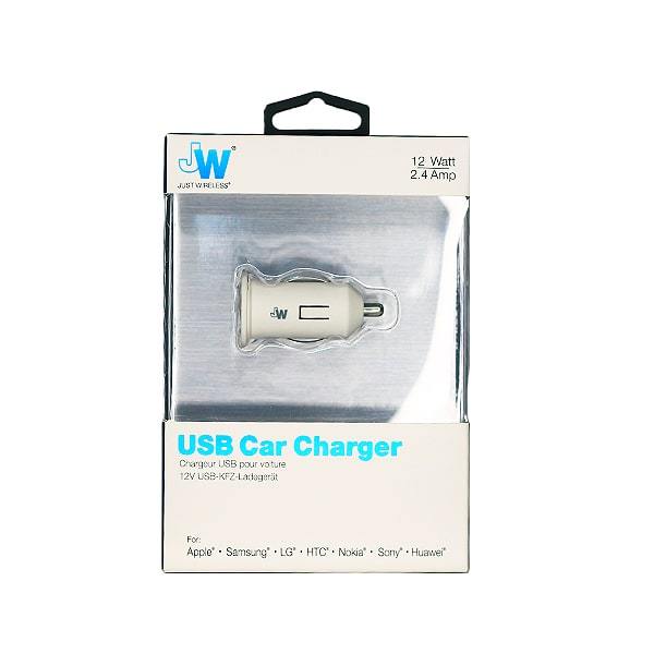 Just Wireless 12V USB Car Charger