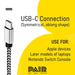 Mophie MFI Type-C to Lightning Cable Black 1M