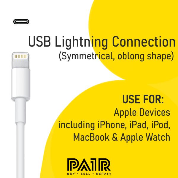 Mophie USB-C to Lightning Cable Black 1.8M